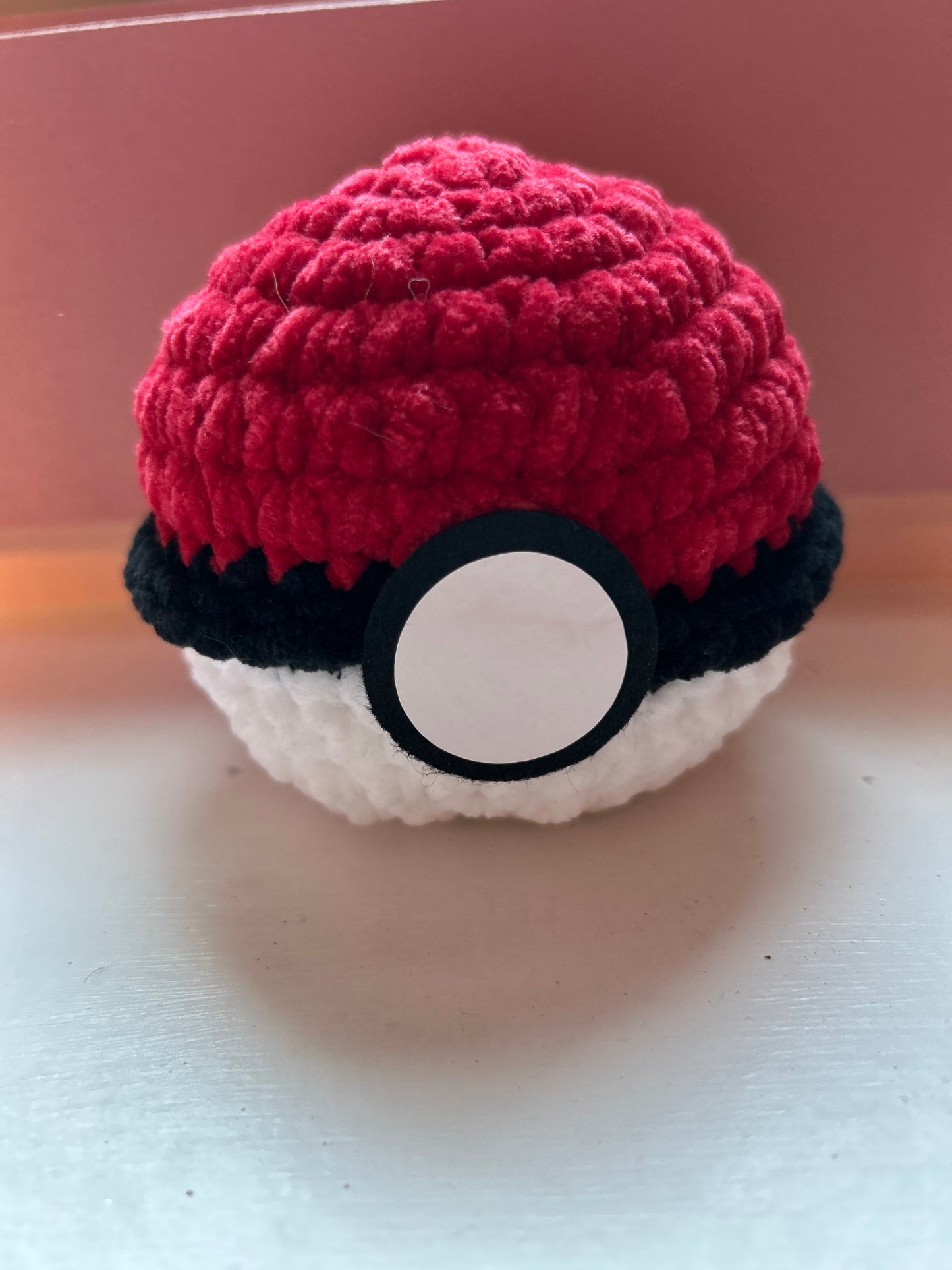 10 pack felt ball buttons for Pokeball