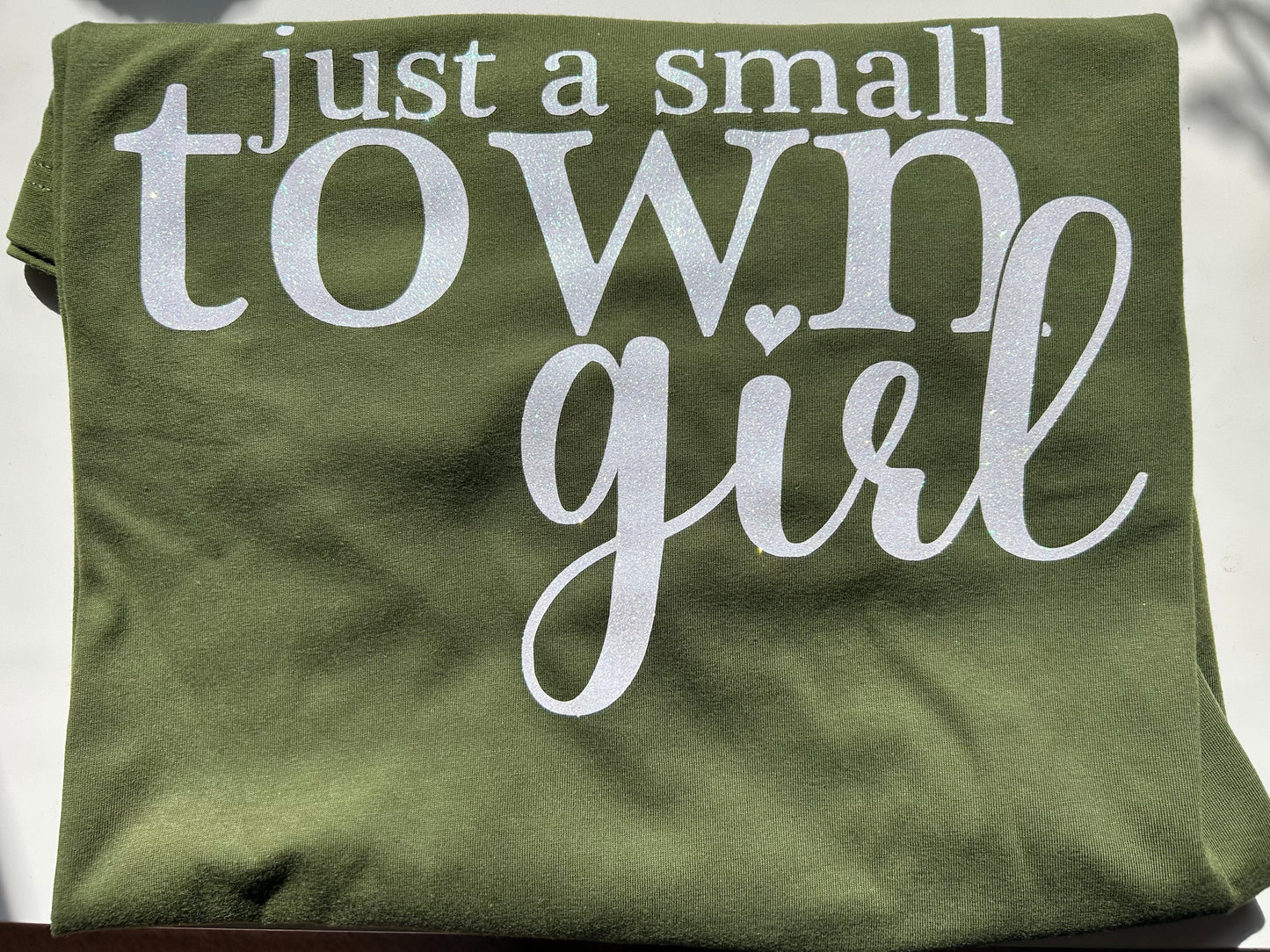 Just a Small Town Girl Adult Tee