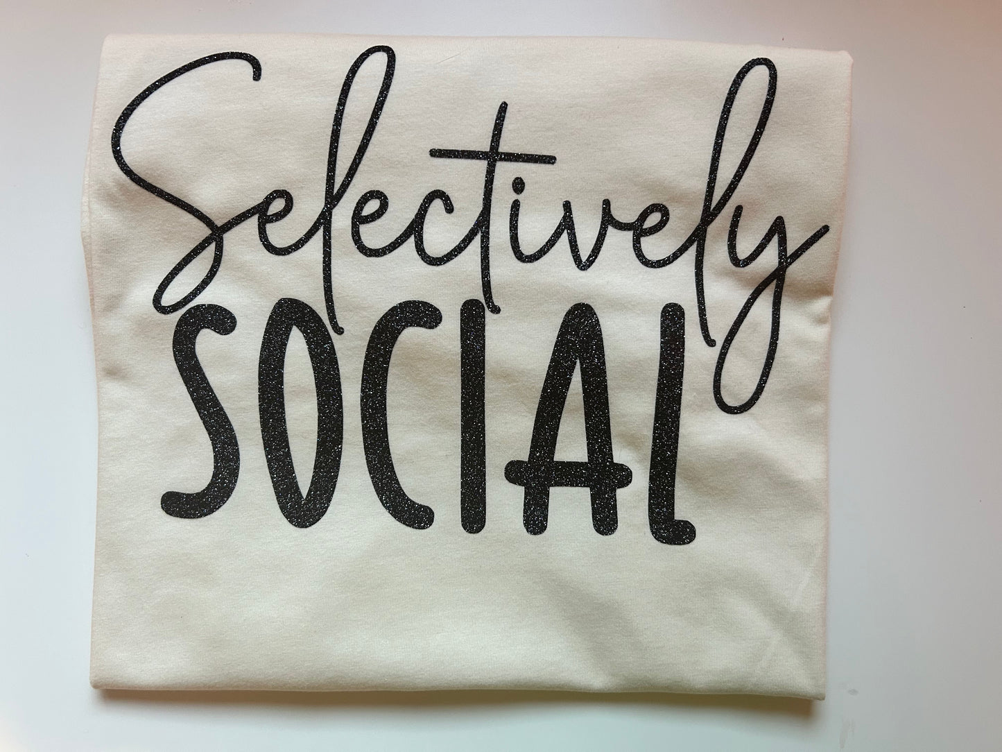 Socially Selective Shirt – Funny Introvert Tee, Sassy Graphic T-Shirt, Bella + Canvas Unisex