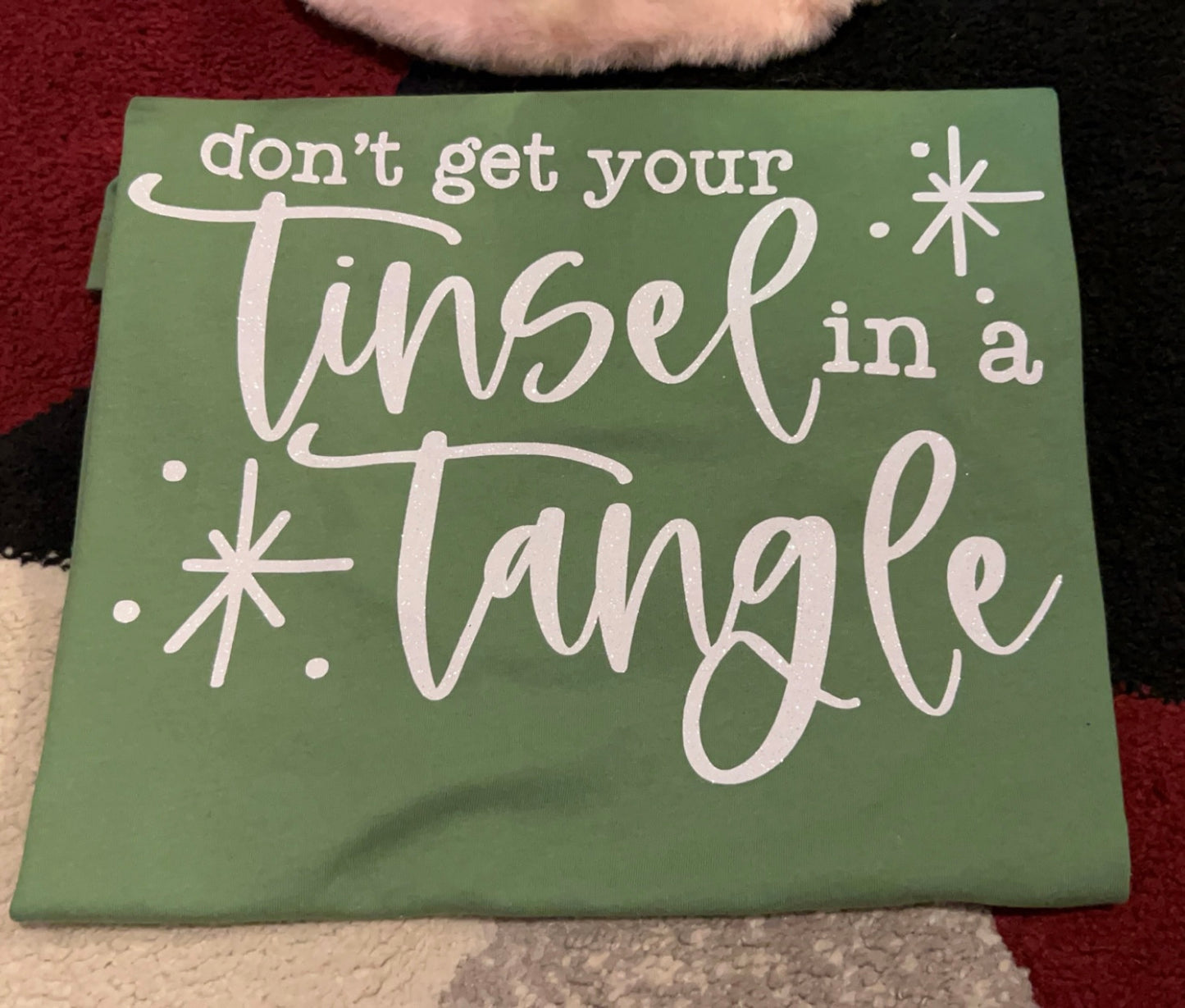 Don’t get your tinsel in a tangle adult shirt