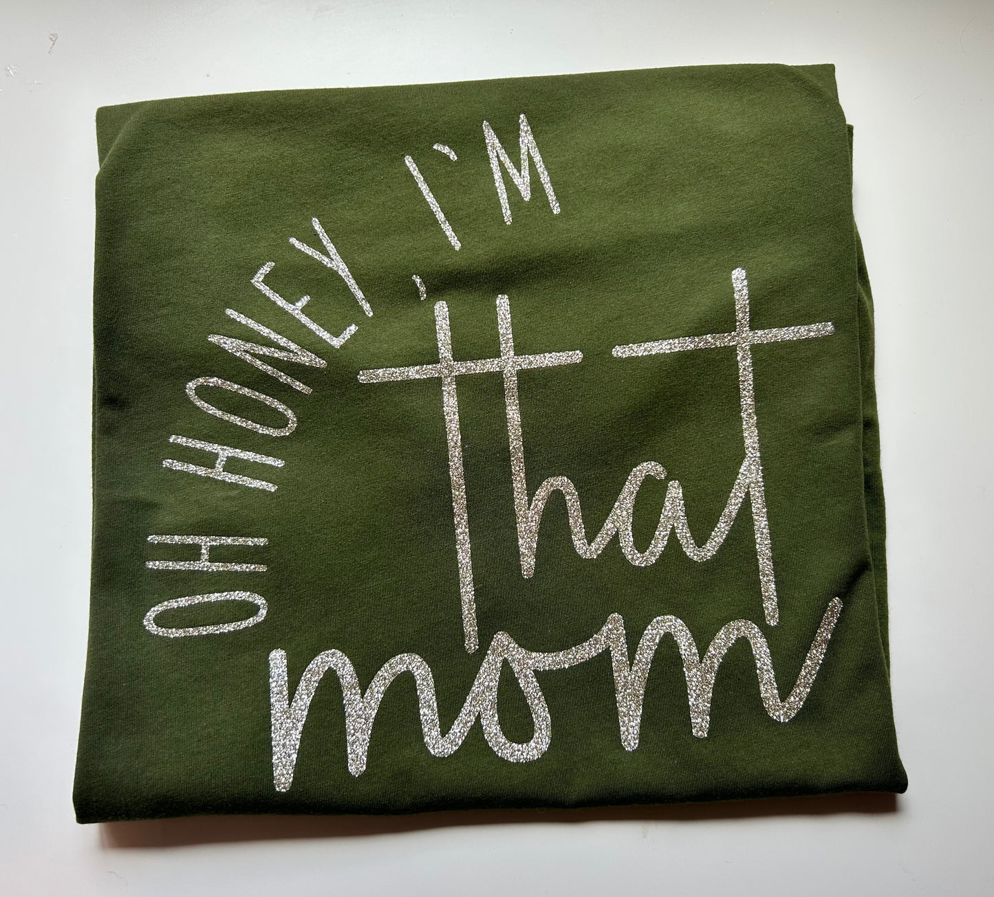 Oh Honey I’m That Mom Shirt – Funny Mom Life Tee, Sassy Motherhood Graphic T-Shirt, Bella + Canvas